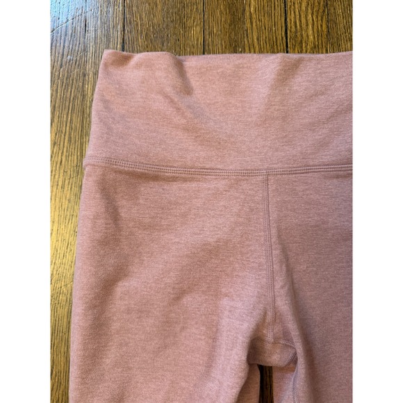 Vuori Clean Elevation Leggings Heathered Rose Mauve High Rise 7/8 Yoga Pants 24" - Picture 2 of 8
